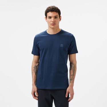 Boss Tales Erkek Mavi T-Shirt