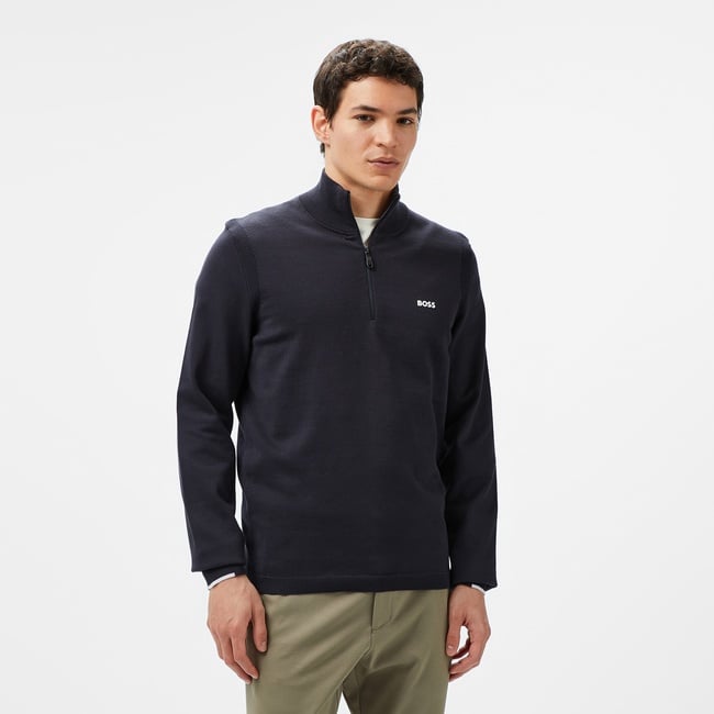  Boss Erkek Lacivert Kazak