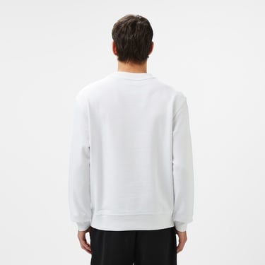  Boss Erkek Beyaz Sweatshirt