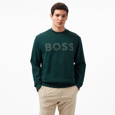 Boss Erkek Yeşil Sweatshirt