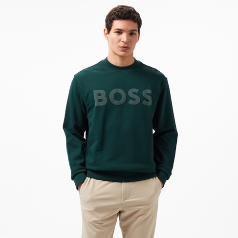  Boss Erkek Yeşil Sweatshirt