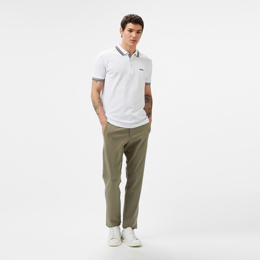  Boss Paddy Erkek Beyaz Polo
