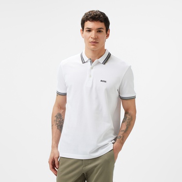 Boss Paddy Erkek Beyaz Polo
