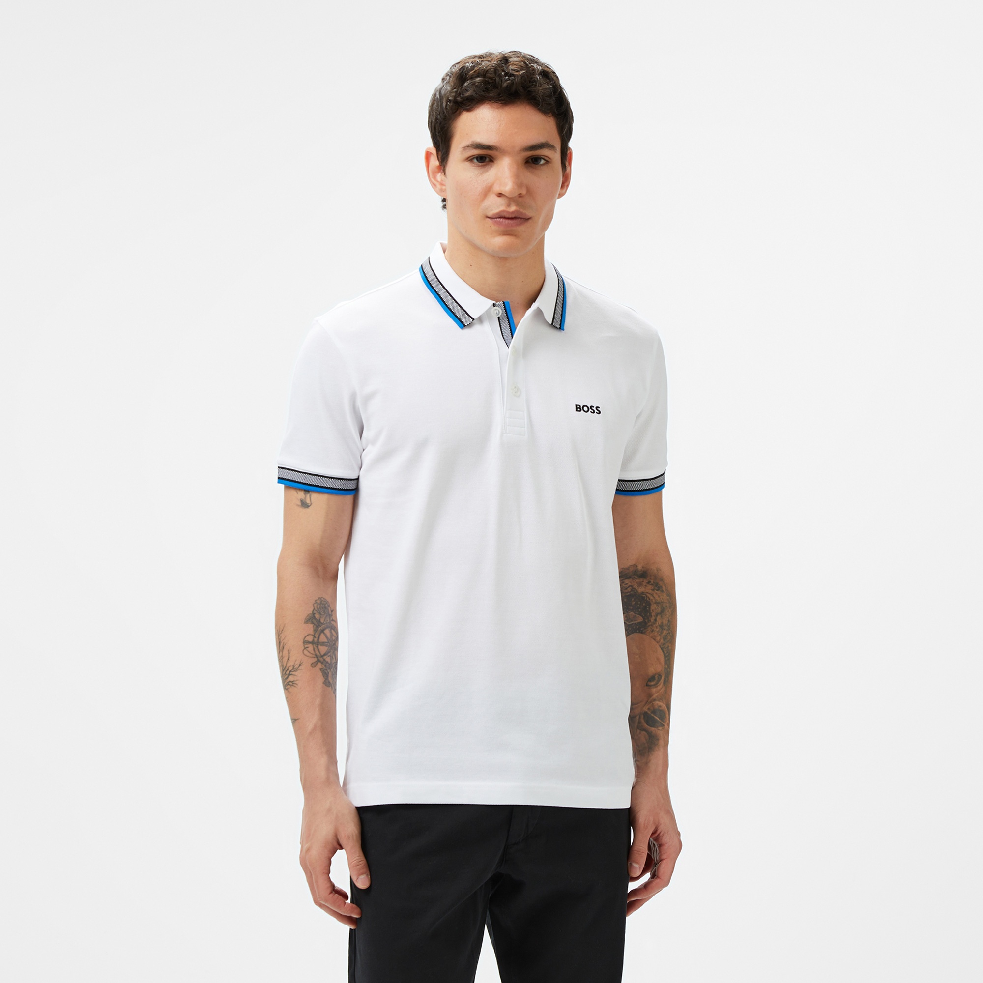 Boss Paddy Erkek Krem Polo