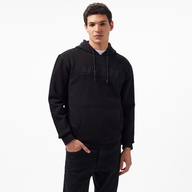  Guess Erkek Siyah Sweatshirt