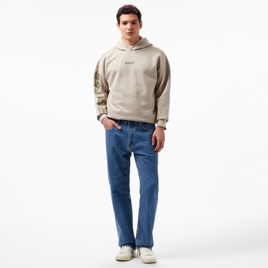  Guess Erkek Bej Sweatshirt