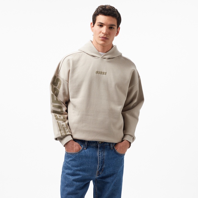  Guess Erkek Bej Sweatshirt