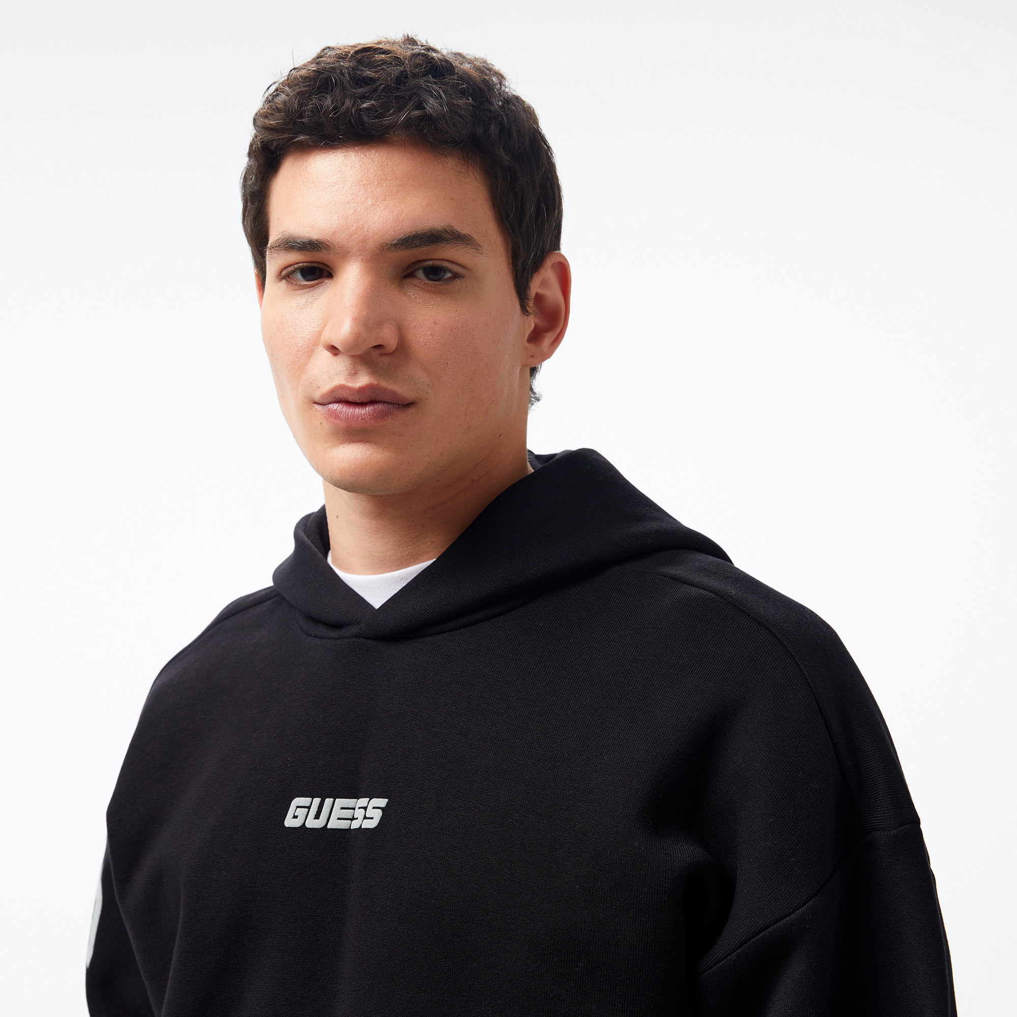 Guess Erkek Siyah Sweatshirt