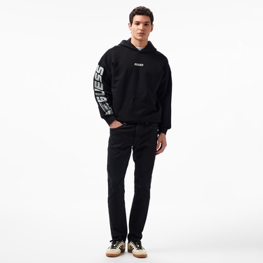  Guess Erkek Siyah Sweatshirt
