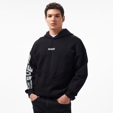  Guess Erkek Siyah Sweatshirt