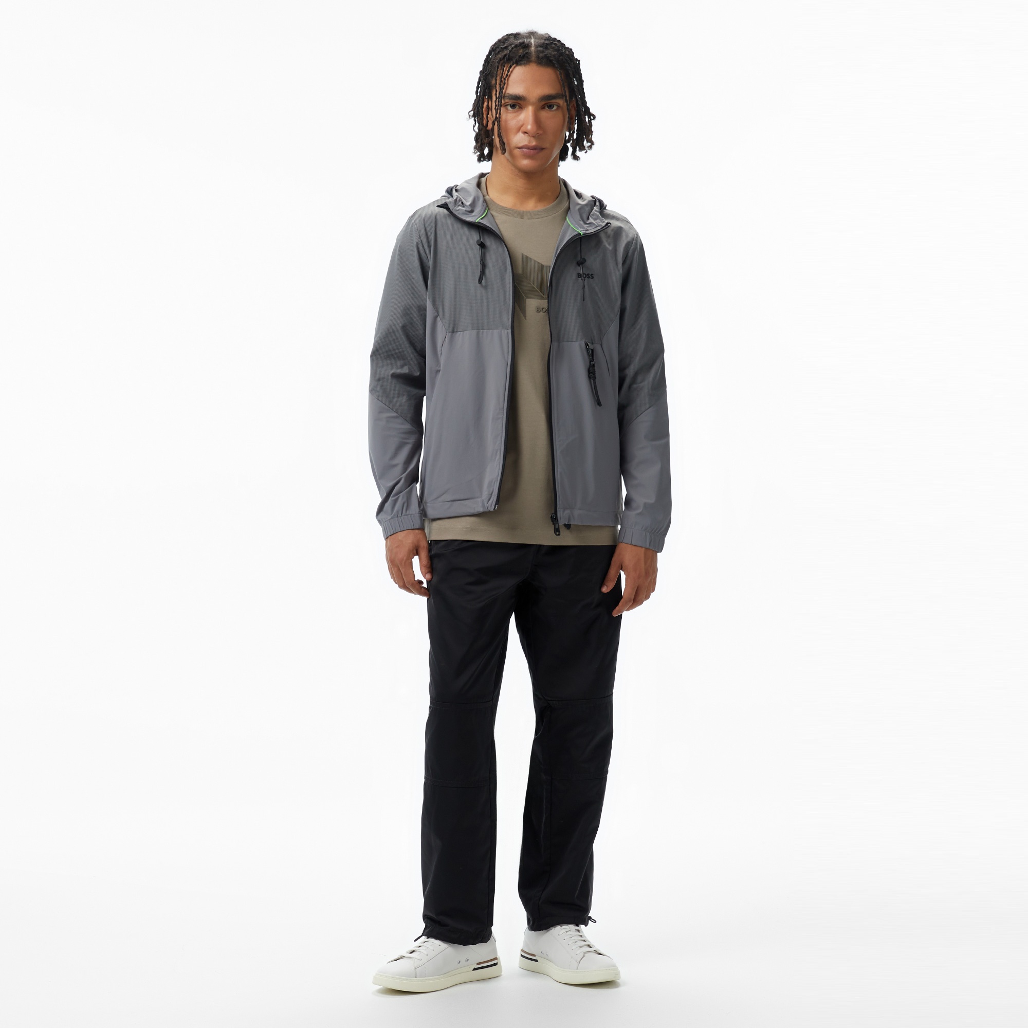 Boss Erkek Bej Sweatshirt