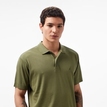  Nautica Erkek Yeşil Classic Fit Kısa Kollu Polo
