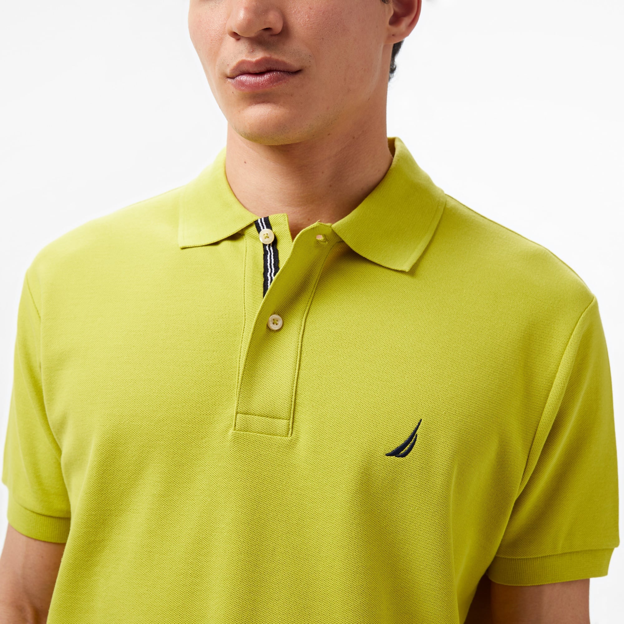 Nautica Erkek Yeşil Classic Fit Kısa Kollu Polo