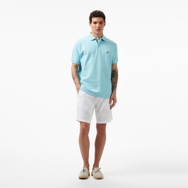  Nautica Erkek Mavi Classic Fit Kısa Kollu Polo