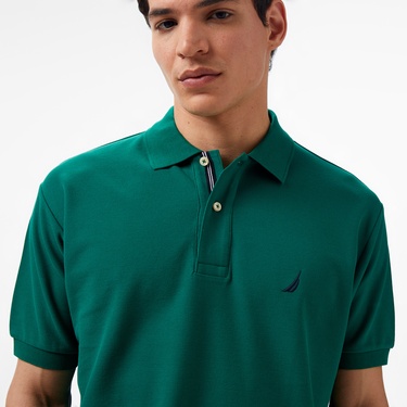  Nautica Erkek Yeşil Classic Fit Kısa Kollu Polo