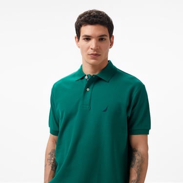  Nautica Erkek Yeşil Classic Fit Kısa Kollu Polo