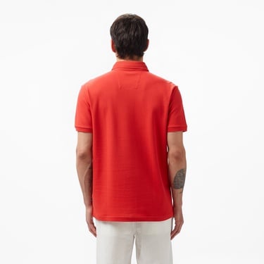  Nautica Erkek Kırmızı Slim Fit Kısa Kollu Polo