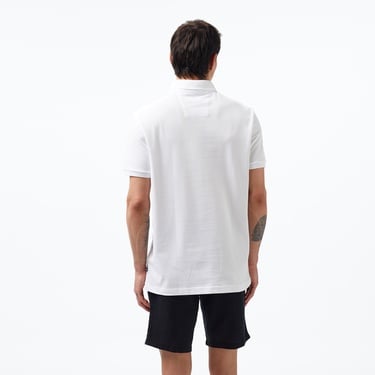  Nautica Erkek Beyaz Slim Fit Kısa Kollu Polo