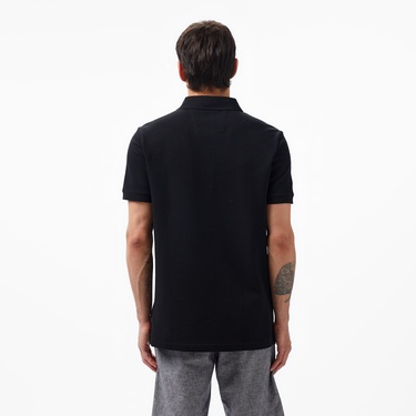  Nautica Erkek Siyah Slim Fit Kısa Kollu Polo
