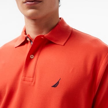  Nautica Erkek Turuncu Classic Fit Kısa Kollu Polo