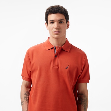  Nautica Erkek Kırmızı Classic Fit Kısa Kollu Polo