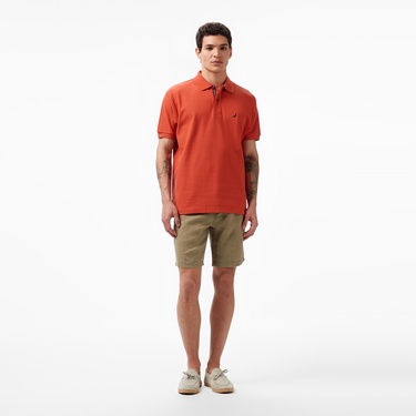  Nautica Erkek Kırmızı Classic Fit Kısa Kollu Polo