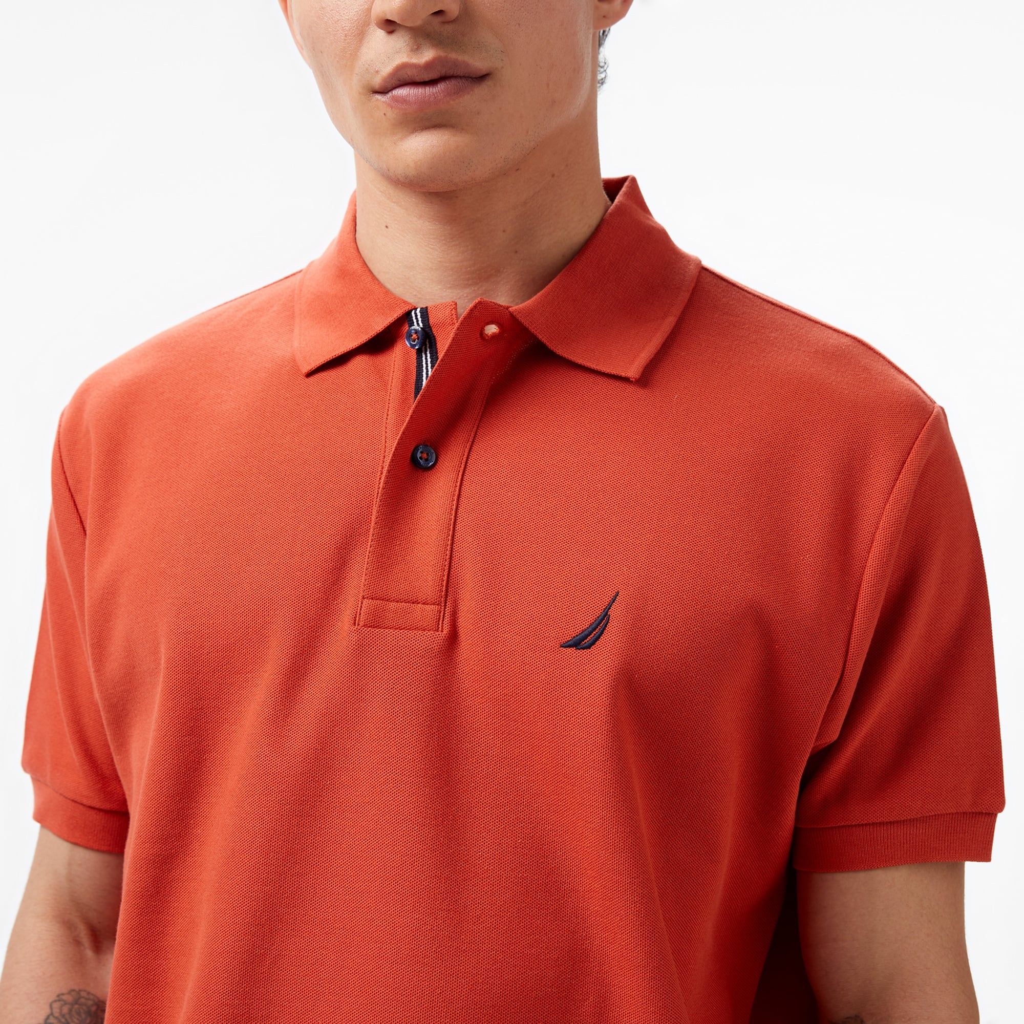 Nautica Erkek Kırmızı Classic Fit Kısa Kollu Polo