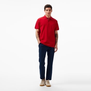  Nautica Erkek Kırmızı Classic Fit Kısa Kollu Polo