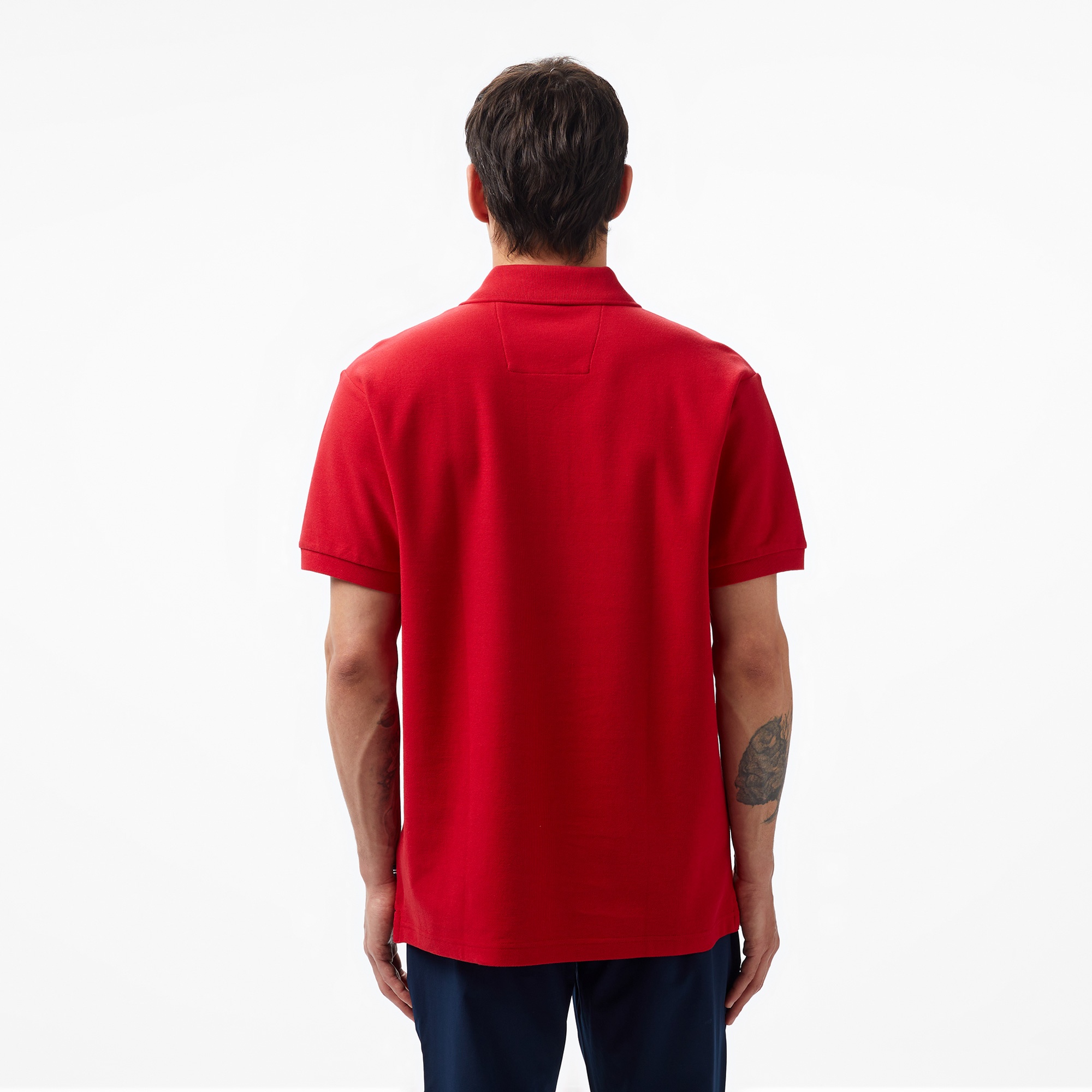 Nautica Erkek Kırmızı Classic Fit Kısa Kollu Polo