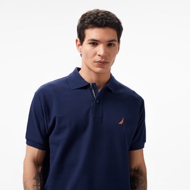  Nautica Erkek Lacivert Classic Fit Kısa Kollu Polo