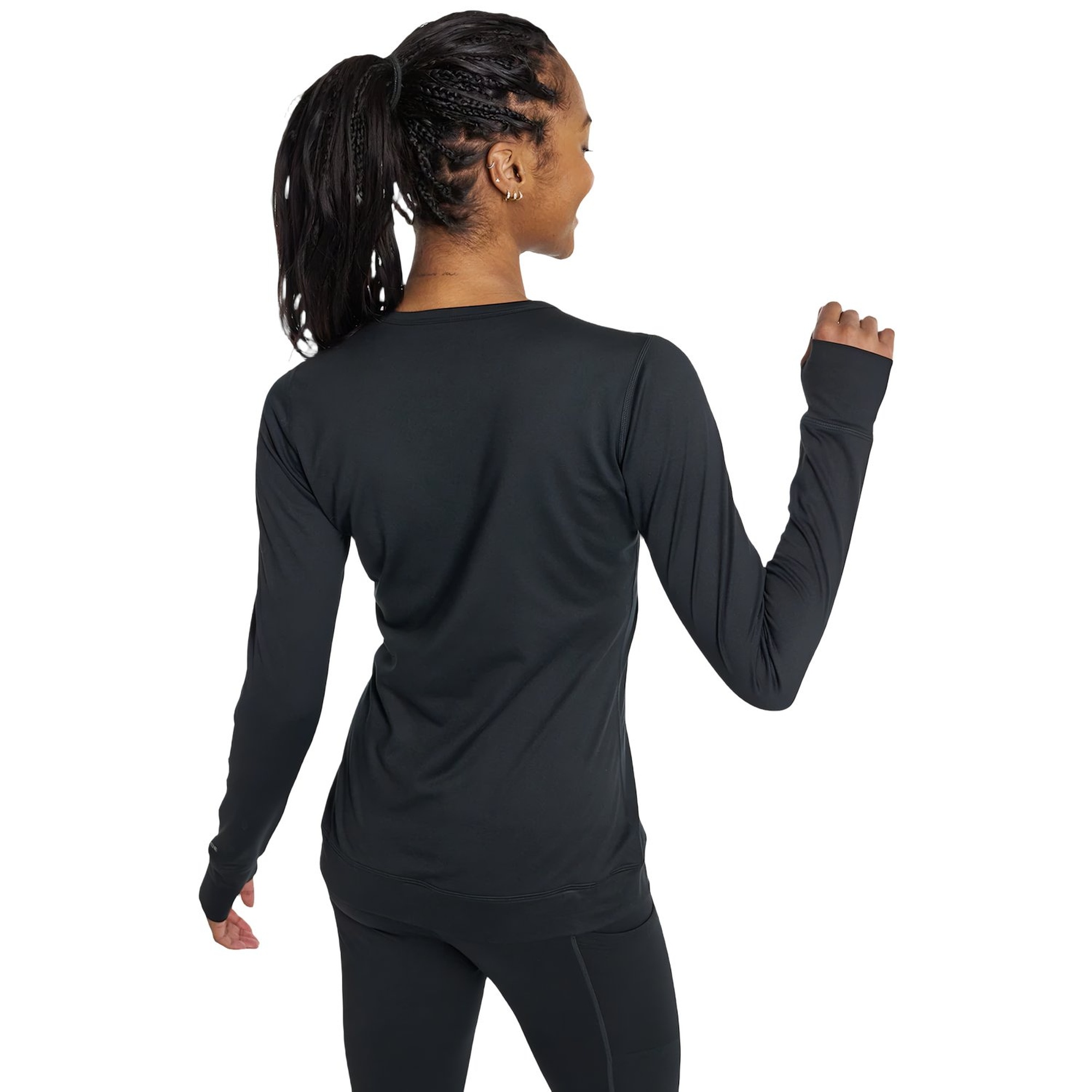 Burton Midweight X Crew Kadın Siyah İçlik Üst