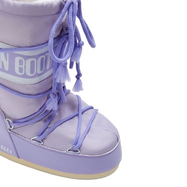  Moon Boot Icon Nylon Kız Çocuk Mor Kar Botu