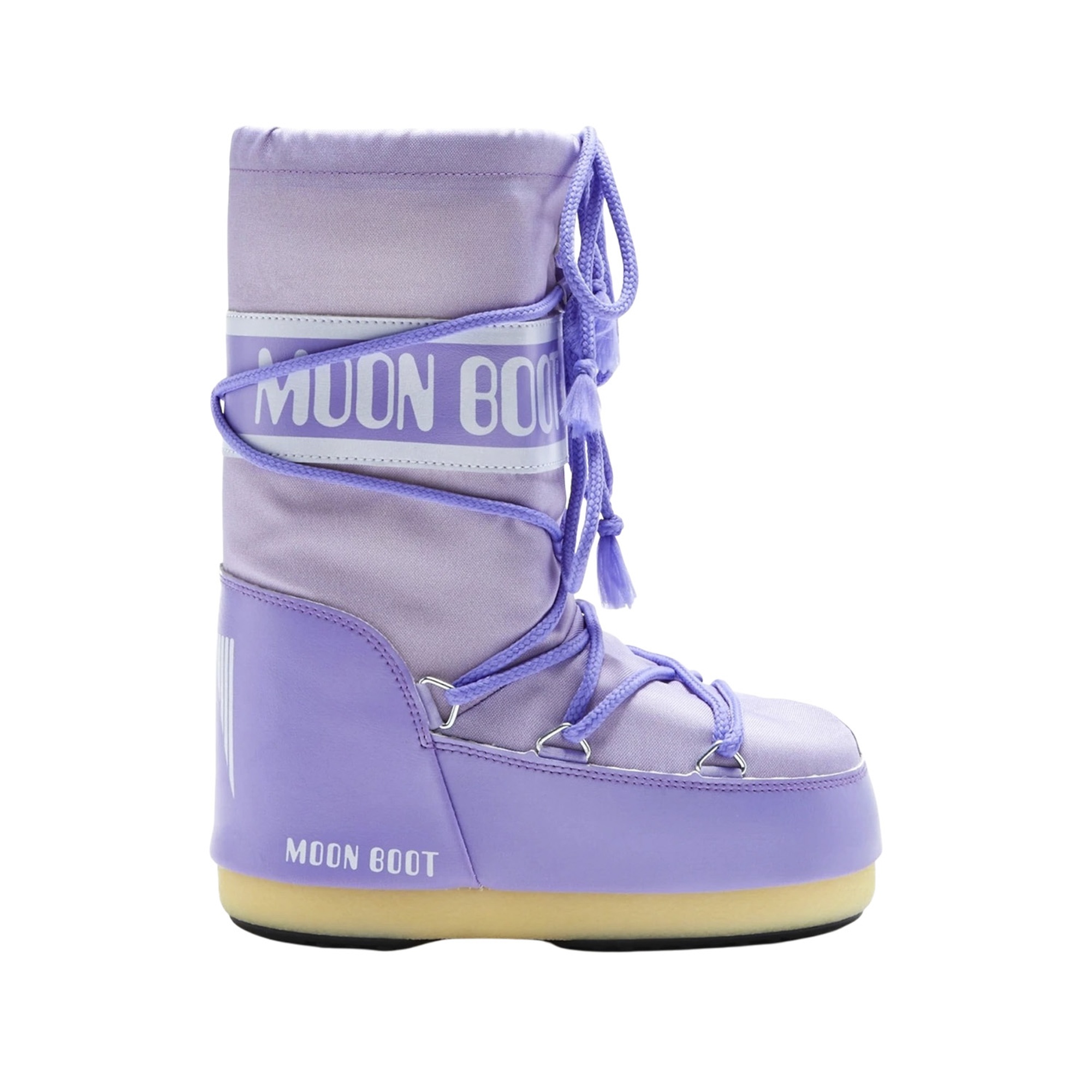 Moon Boot Icon Nylon Kız Çocuk Mor Kar Botu