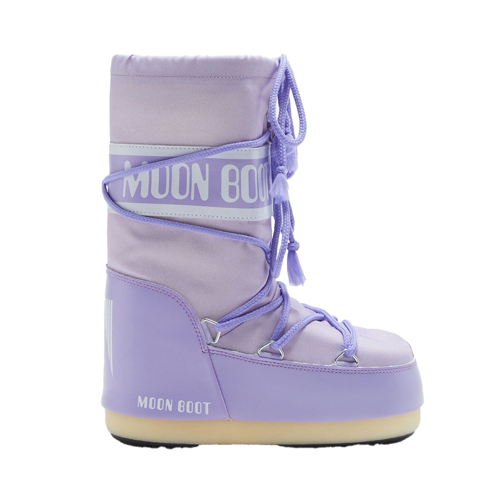 Moon Boot Icon Nylon Kız Çocuk Mor Kar Botu