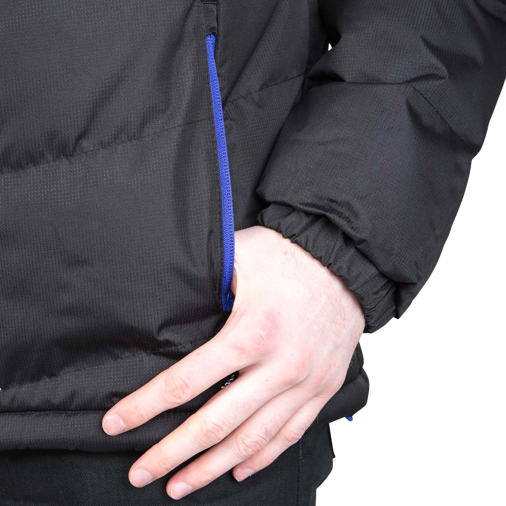 Trespass Blustery - Padded Erkek Siyah Outdoor Ceketi