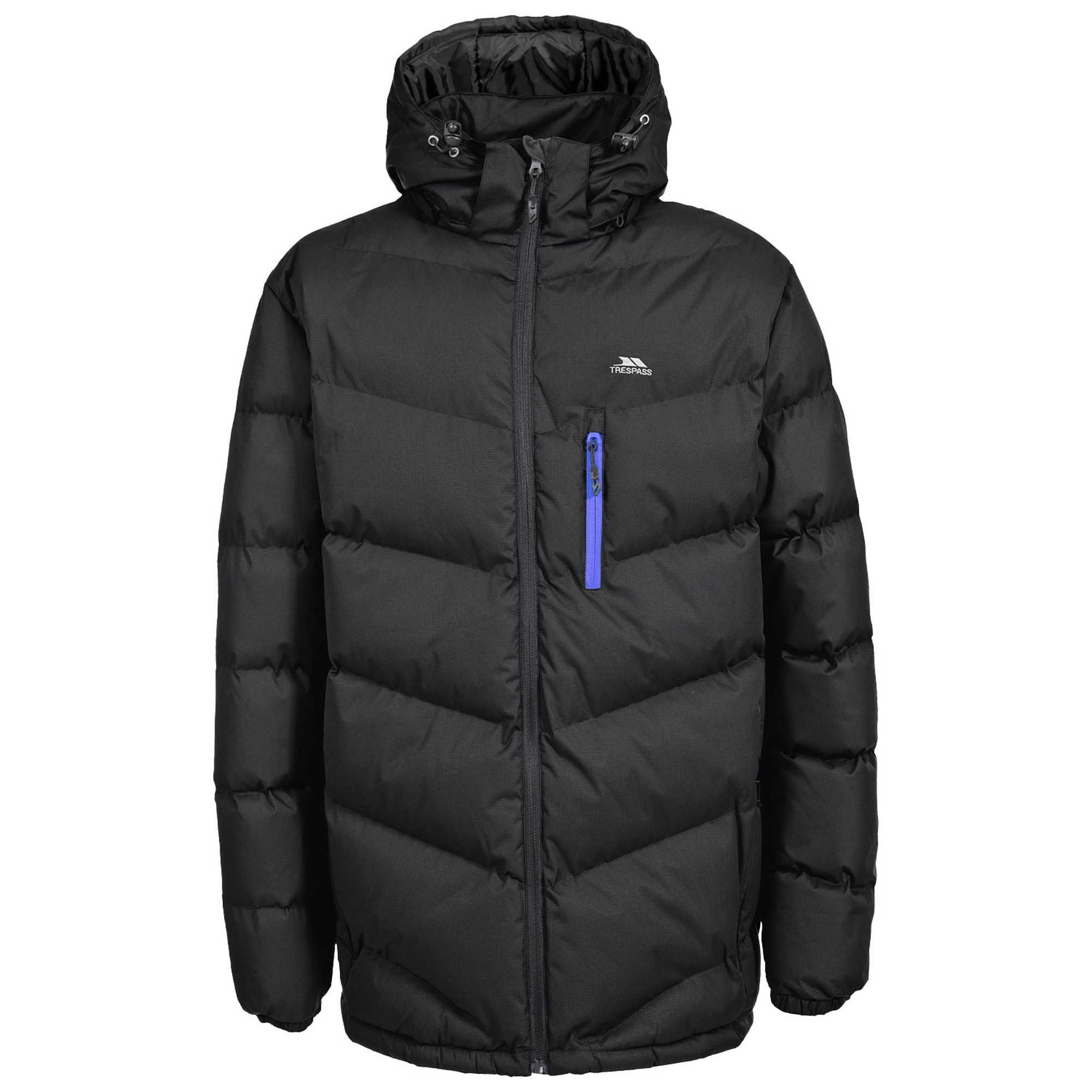 Trespass Blustery - Padded Erkek Siyah Outdoor Ceketi