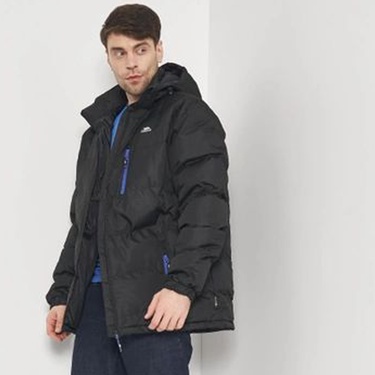  Trespass Blustery - Padded Erkek Siyah Outdoor Ceketi