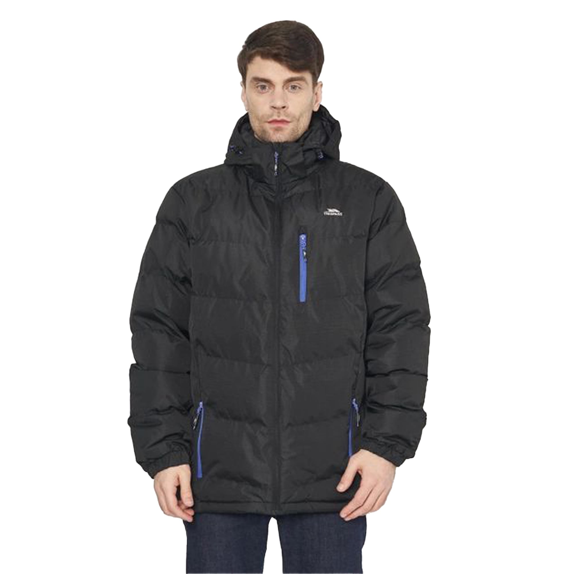 Trespass Blustery - Padded Erkek Siyah Outdoor Ceketi