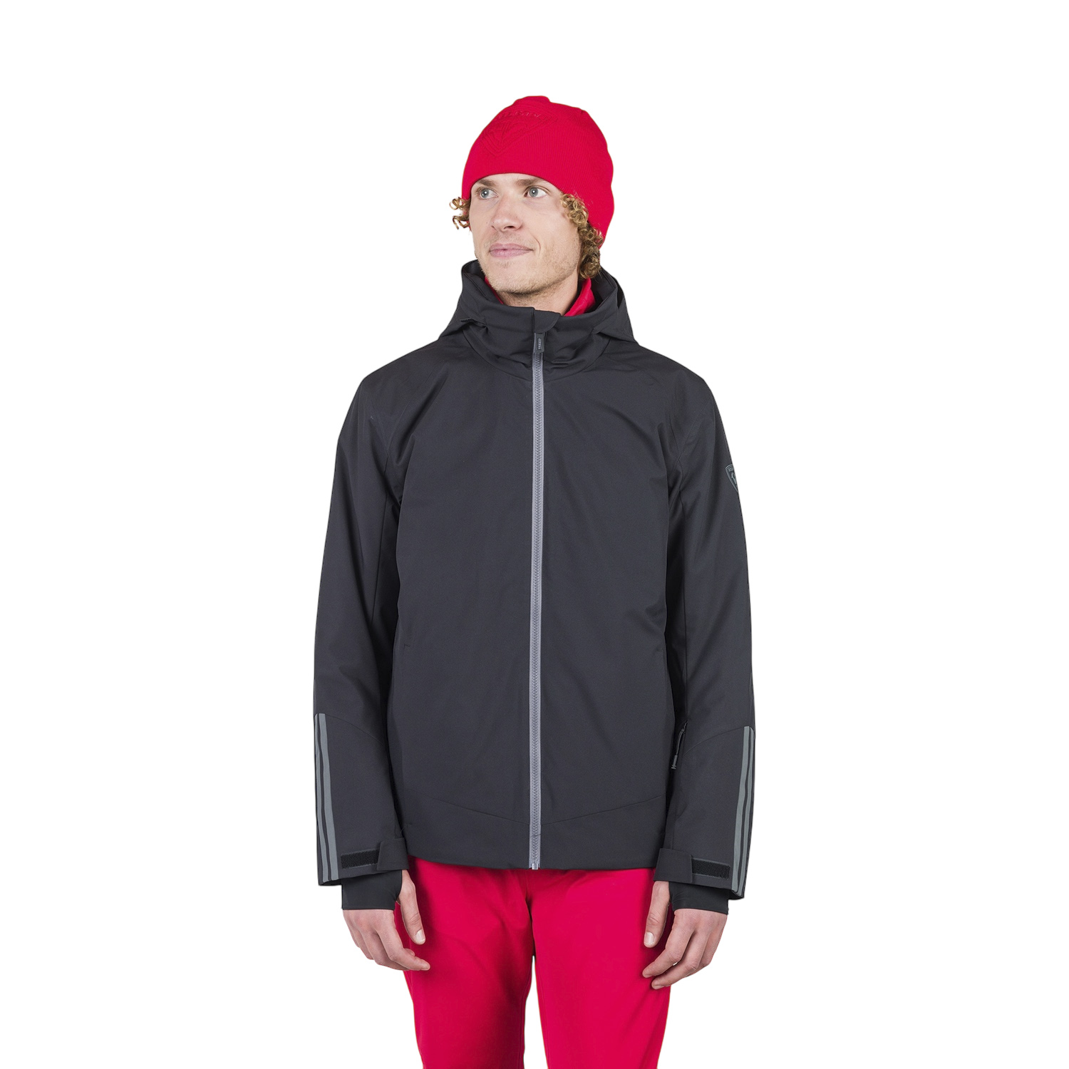  Rossignol Strawpile Erkek Siyah Kayak Ceketi