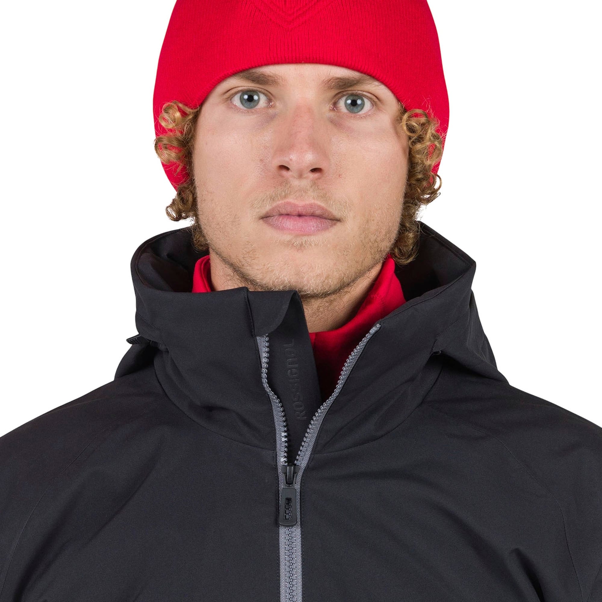 Rossignol Strawpile Erkek Siyah Kayak Ceketi