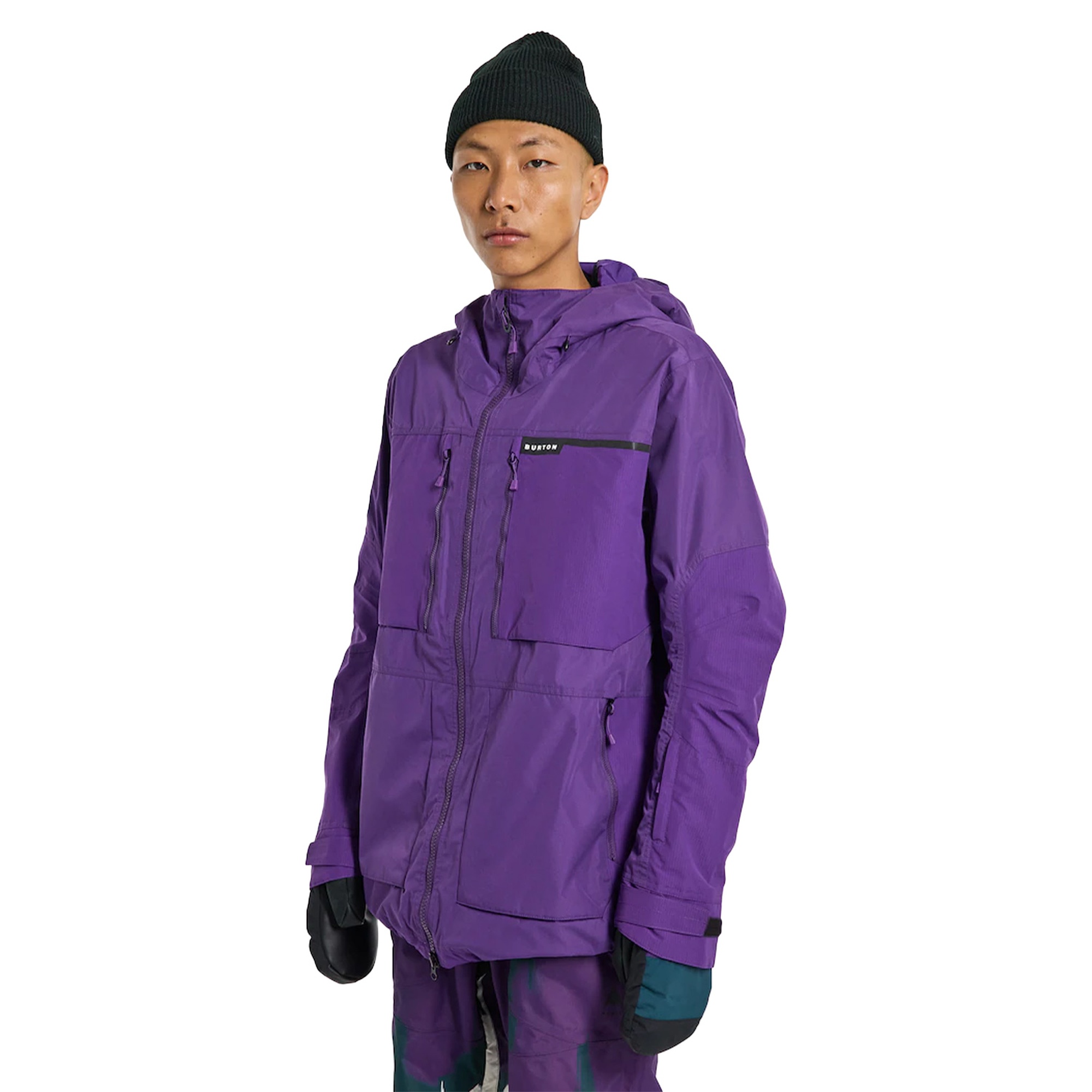 Burton Frostner Erkek Mor Snowboard Ceketi