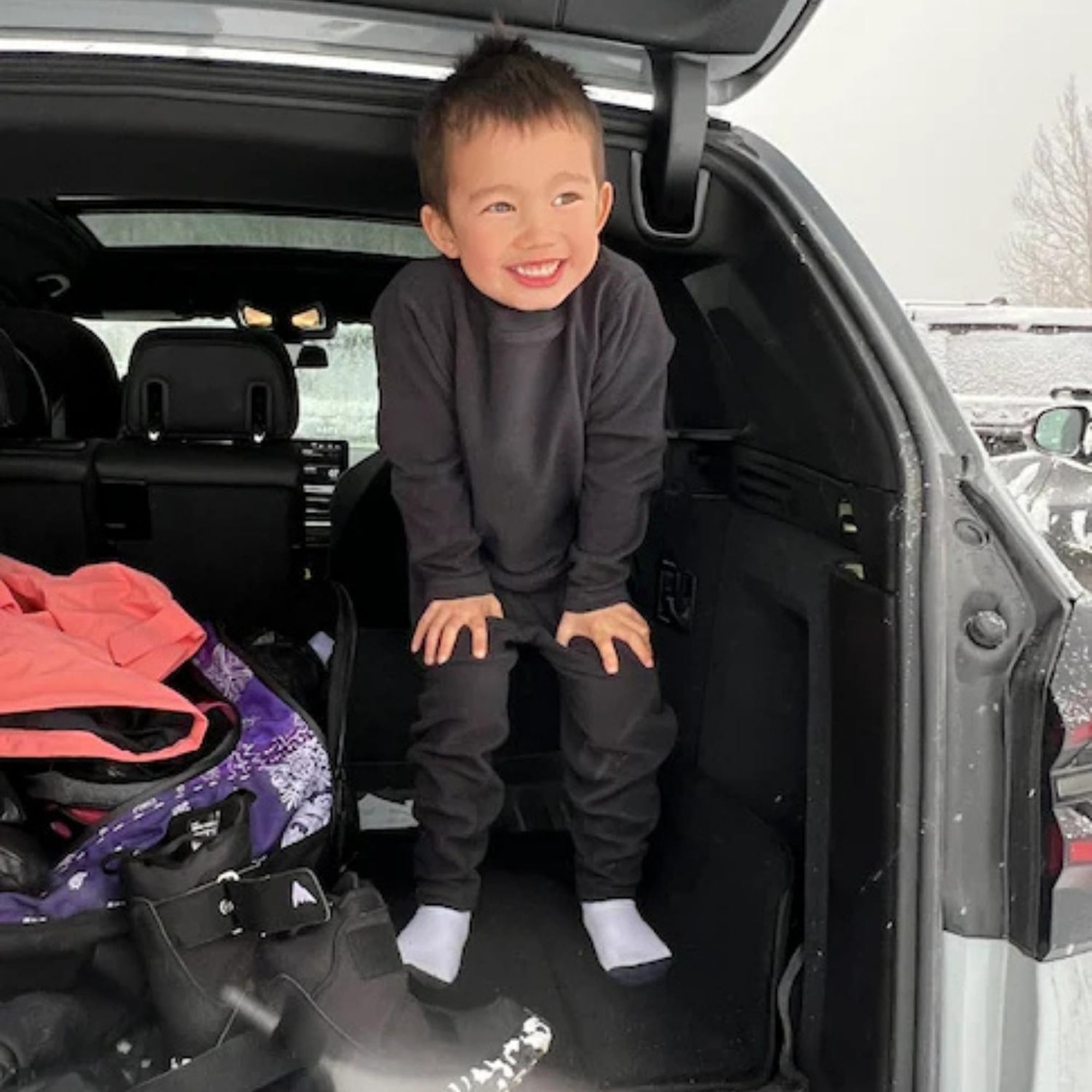 Burton Toddlers' Fleece Base Layer Set Unisex Çocuk Siyah Içlik Set