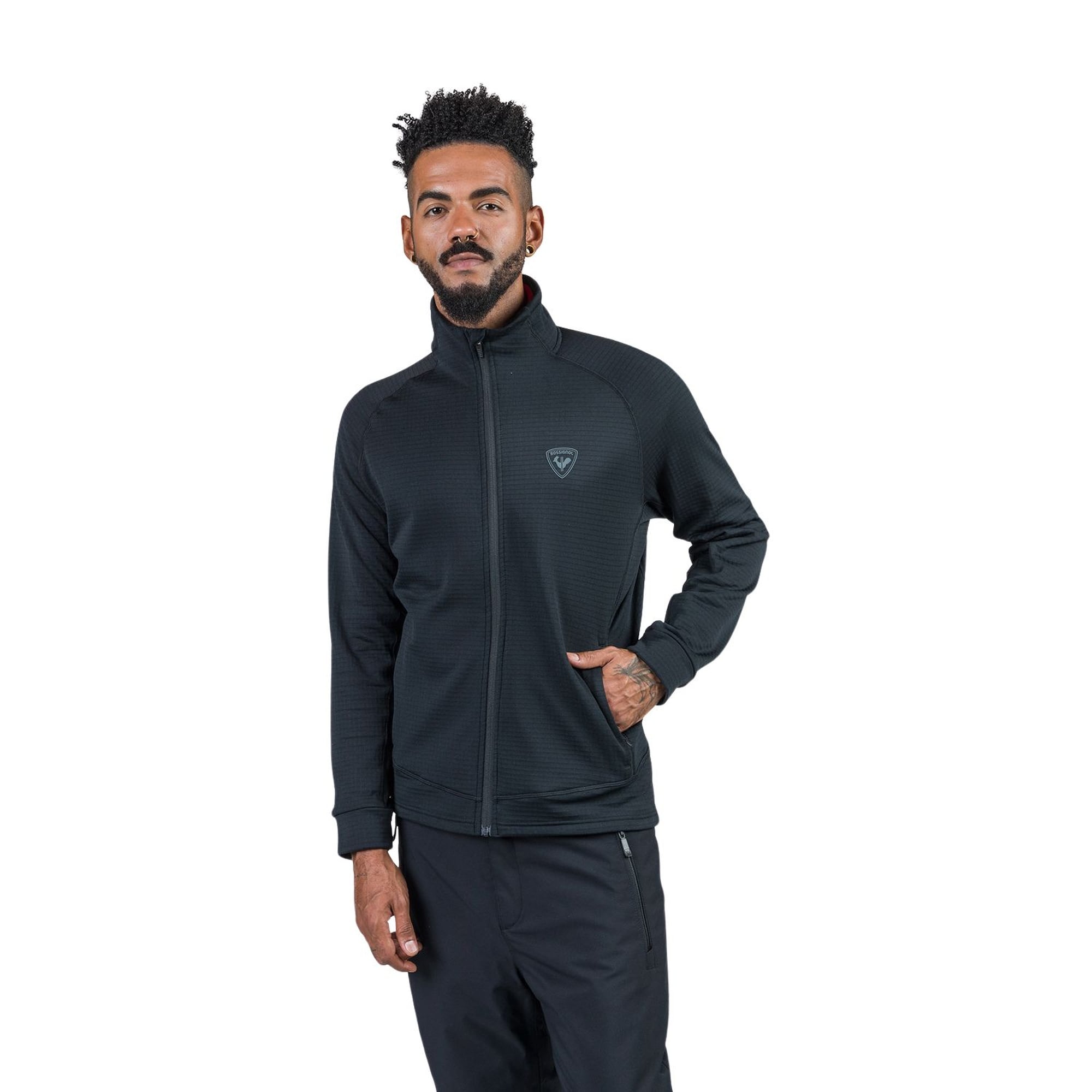 Rossignol Blackside Fleece Fz Erkek Siyah Polar