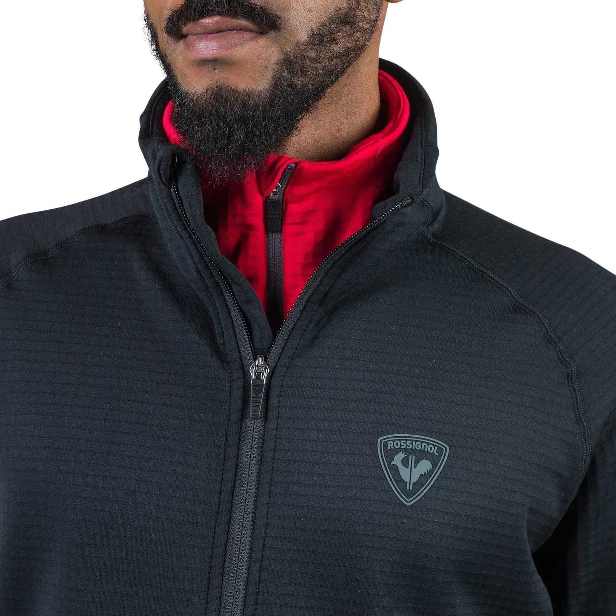 Rossignol Blackside Fleece Fz Erkek Siyah Polar