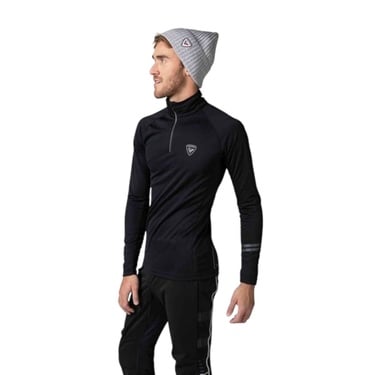  Rossignol Poursuite 1/2 Zip Erkek Siyah Içlik Üst