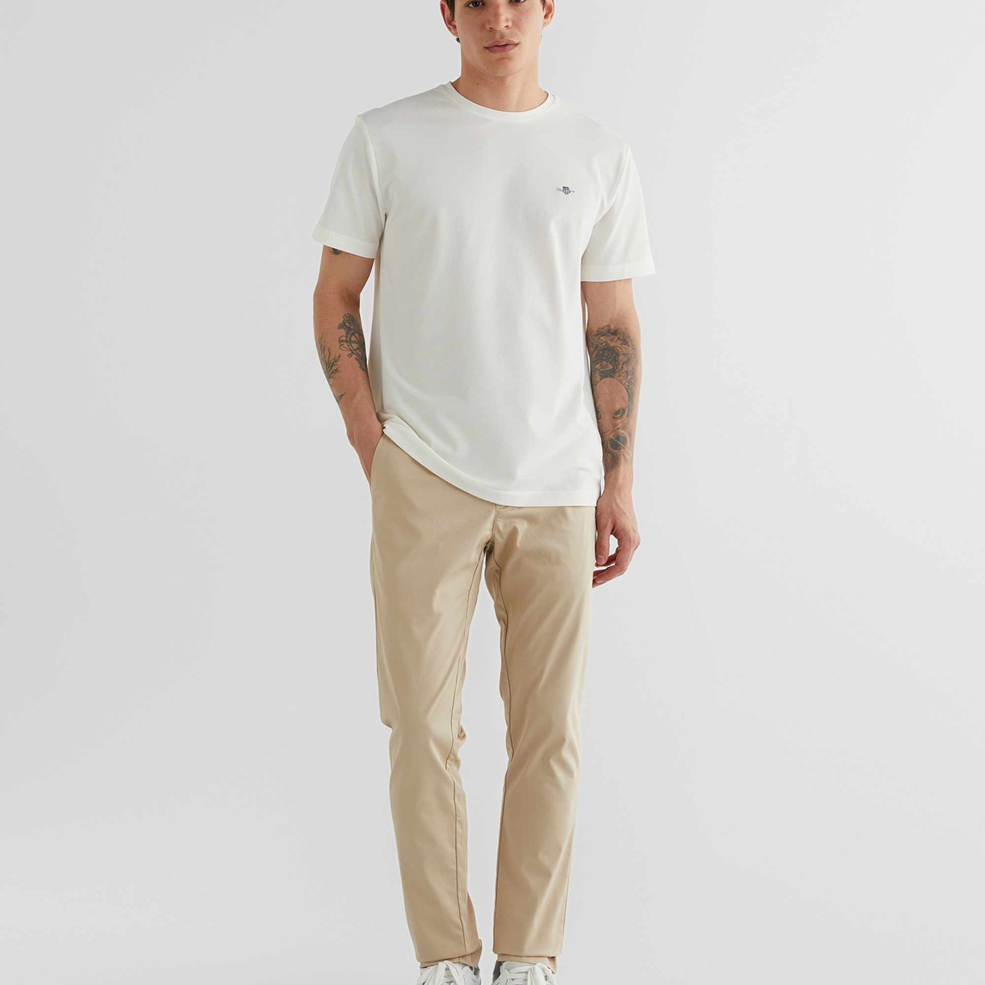 GANT Erkek Bej Slim Fit Pantolon