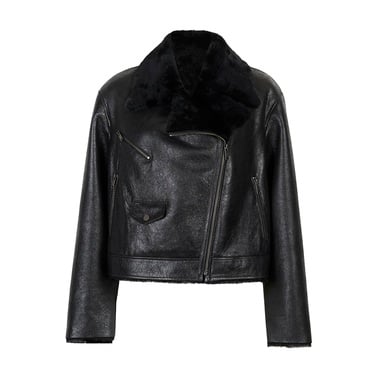  Maryan Koyu Kahve Kadın Kürk Ceket