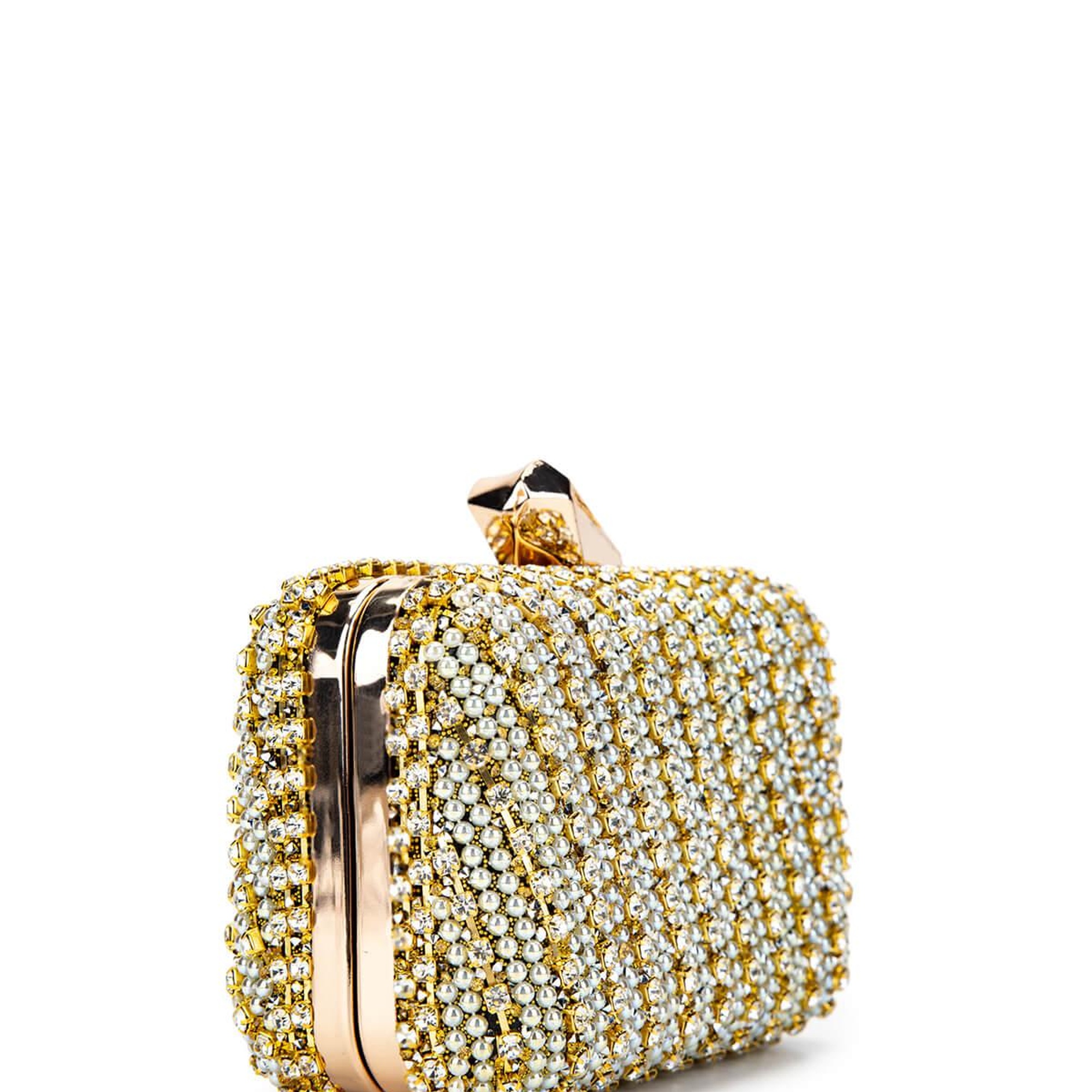 Tamer Tanca Kadın Vegan Altın Abiye Çanta