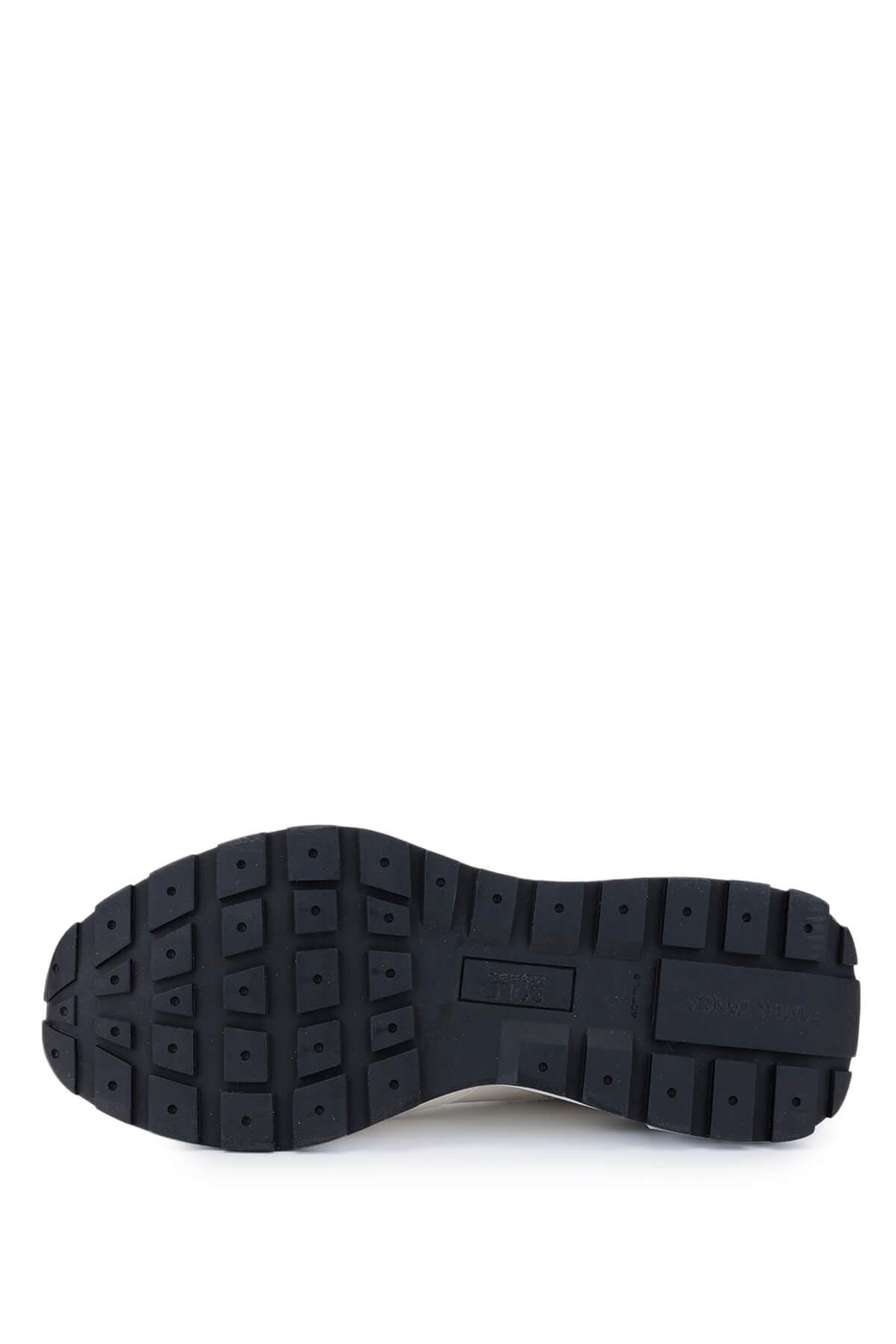 Tamer Tanca Tamer Tanca Bej Erkek Hakiki Deri Fildişi Sneakers &amp; Spor Ayakkabı FashFed'de! Bej - 19. görsel