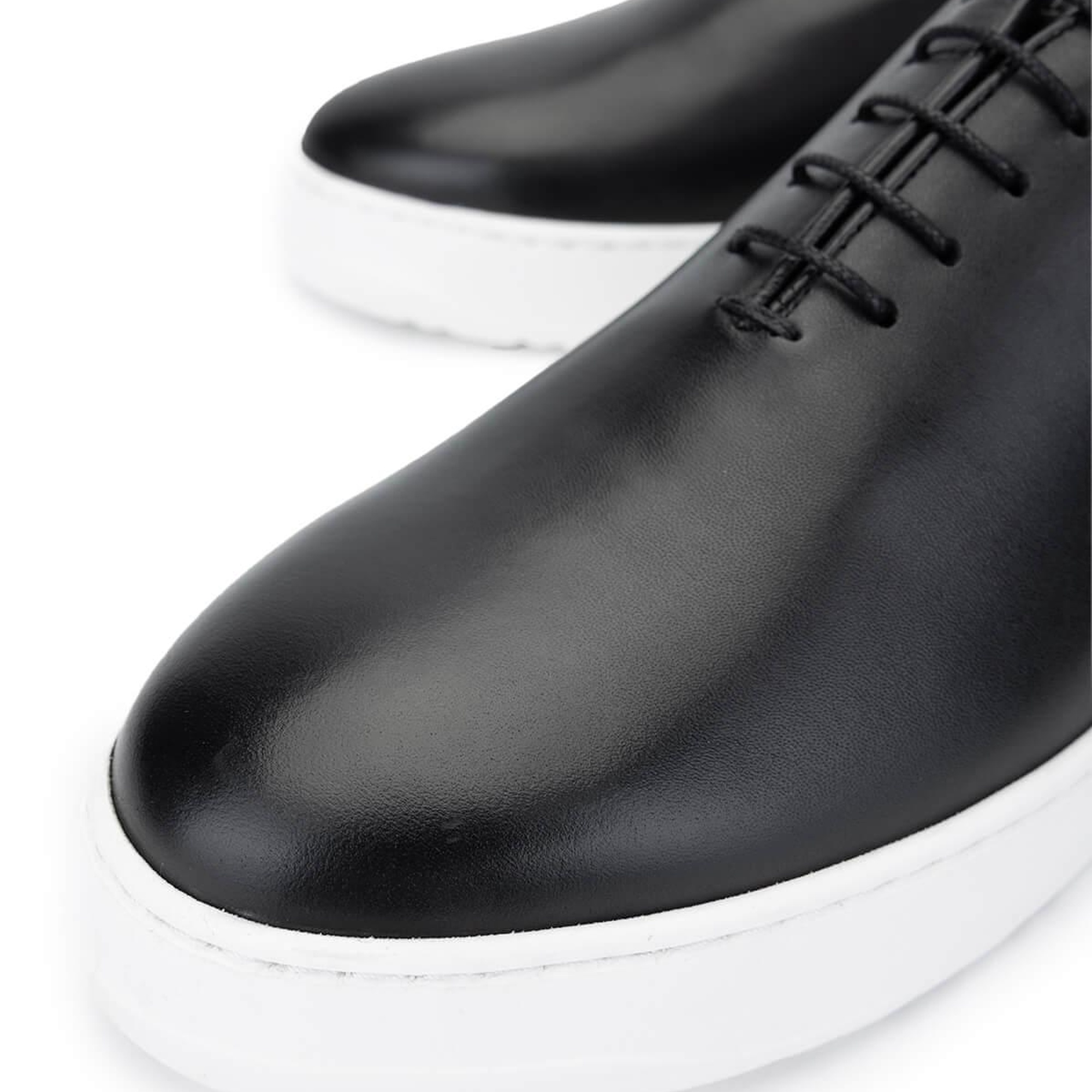 Tamer Tanca Erkek Hakiki Deri Siyah Deri Casual Ayakkabı